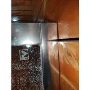 Шторки скляні на ванну розсувні Koer SR BS06-120x150-TR-01 прозоре скло Easy Clean 6мм, хром (KR5945) №19