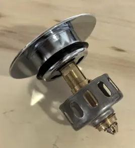 Донный клапан для раковины без перелива Zerix BV-10 1 1/4" автоматический Click-Clack (Цвет хром) (MY0416) №2