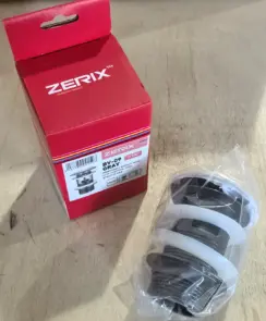 Донний клапан для раковини з переливом Zerix BV-09 GRAY 1 1/4" автоматичний Click-Clack (Колір графіт) (MY0415) №13