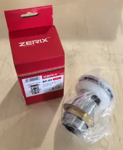 Донний клапан для раковини з переливом Zerix BV-09 1 1/4" автоматичний Click-Clack (Колір хром) (MY0414) №3