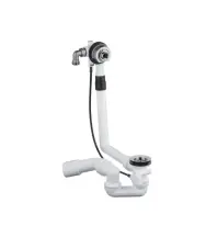 Сифон для ванни без комплекту верхньої монтажної частини GROHE Talentofill (28990000) напівавтоматичний з переливом, без ревізії (Колір хром) 1 1/2'' (28990000)