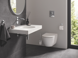 Сифон для раковини GROHE 28912000 без випуску (під донний клапан) без ревізії (Колір хром) 1 1/4'' (28912000) №3
