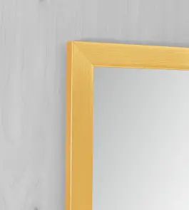 Дзеркало настінне Zerix FONTE MRZ09-60x85-Reverse GOLD прямокутне в золотій рамі (ZX6211) №5