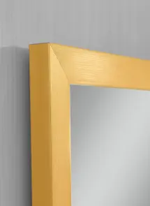 Дзеркало настінне Zerix FONTE MRZ09-60x85-Reverse GOLD прямокутне в золотій рамі (ZX6211) №6