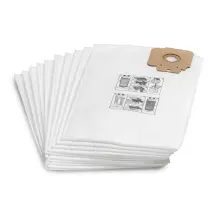 Фильтр-мешки из нетканого материала, 10 шт., CV 30/1, CV 38/1, CV 38/2, CV 48/2 Karcher купить в Киеве