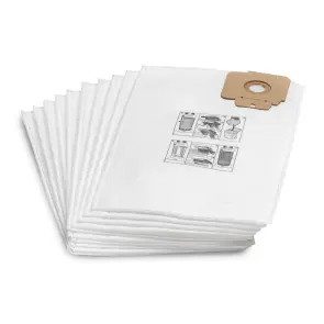 Фільтр-мішки з нетканого матеріалу, 10 шт., CV 30/1, CV 38/1, CV 38/2, CV 48/2 Karcher №1