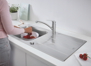 Мийка для кухні із нержавіючої сталі Grohe K500 (31563SD1) №5