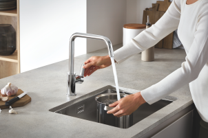 Мойка для кухни из нержавеющей стали Grohe K700U (31574SD1) №3
