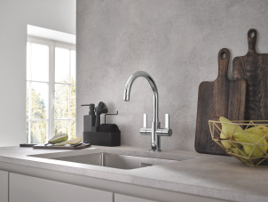 Мойка для кухни из нержавеющей стали Grohe K700U (31574SD1) №4
