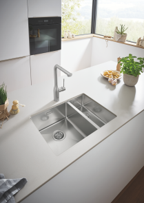 Мийка для кухні із нержавіючої сталі Grohe K700U (31577SD1) №2