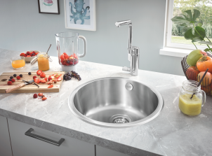 Мийка для кухні із нержавіючої сталі Grohe K200 (31720SD0) №4