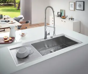 Мойка кухонная Grohe EX Sink K1000 (двойное крыло слева) (31582SD0) №2