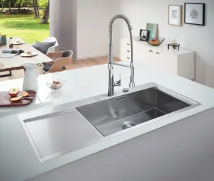 Мойка кухонная Grohe EX Sink K1000 (двойное крыло слева) (31582SD0) №4