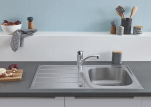 Мийка для кухні із нержавіючої сталі Grohe K200 (31552SD1) №7