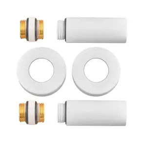 Комплект подовжувачів Koer KF.SET.06MF WHITE 1/2Fx1/2M білий (KR5850) №1