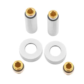 Комплект подовжувачів Koer KF.SET.06MF WHITE 1/2Fx1/2M білий (KR5850) №5