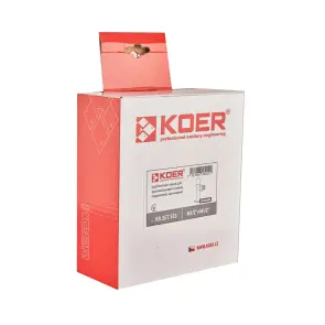 Комплект кранів для рушникосушки кутовий Koer KR.SET.533 - M1/2''xM1/2'' подовжений, хромований (KR5842) №4