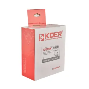 Комплект кранів для рушникосушки кутовий Koer KR.SET.551 - M1/2''xM1/2'' під ТЕН хромований (KR5841) №2