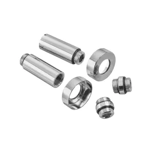 Комплект подовжувачів Koer KF.SET.06MF 1/2Fx1/2M хромований (KR5849) №4
