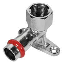Коліно настінне 90° ВР Koer KQ.V1806F Press-Inox AISI 304 18x1/2" (KR6422)