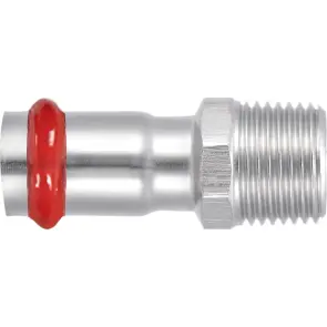 Перехідник із зовнішньою різьбою Koer KQ.A2206M Press-Inox AISI 304 22x1/2" (KR6281) №1