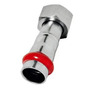 Перехідник з накидною гайкою Koer KQ.A1806NF Press-Inox AISI 304 18x1/2" (KR6337) №1