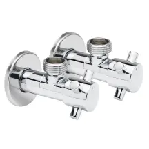 Кран шаровой для подключения сантехприборов Sanlux ST-301 - 1/2"x1/2" (SL2926)