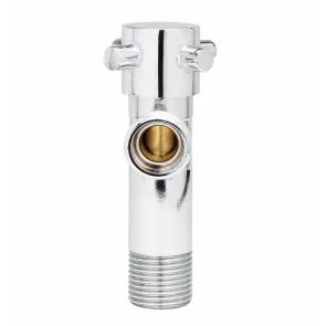 Кран шаровой для подключения сантехприборов Sanlux ST-301 - 1/2"x1/2" (SL2926) №3