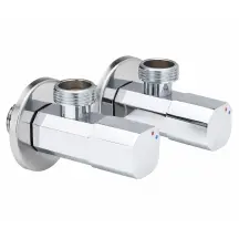 Кран шаровой для подключения сантехприборов Sanlux ST-501 - 1/2"x1/2" (SL2928)