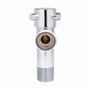 Кран шаровой для подключения сантехприборов Sanlux ST-301 - 1/2"x3/4" (SL2927) №3