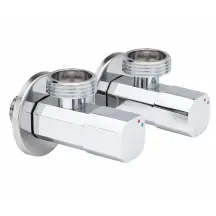Кран шаровой для подключения сантехприборов Sanlux ST-501 - 1/2"x3/4" (SL2929)