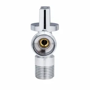 Кран шаровой для подключения сантехприборов Sanlux ST-80 - 1/2"x3/4" (SL2931) №3