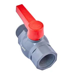 Кран шаровой Plamix PVM-1 1/4" FM PVC (PM0622) №2