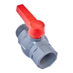 Кран шаровой Plamix PVM-1 1/2" FM PVC (PM0623) №2