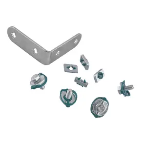 Кутник 90° Koer KCI.0202 з монтажними гайками (KR5919) №2