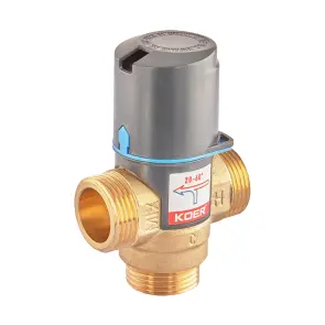 Клапан смесительный термостатический Koer KR.1268 - 1'' 20*C-60*C (KR5845) №9