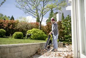Акумуляторна повітродувка з функцією пилососу BLV 36-240 Battery Karcher №2
