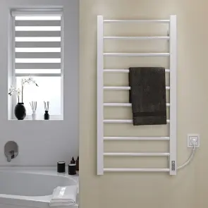 Полотенцесушитель KOSSER Лофт 800х500 ER тайм. белый №3