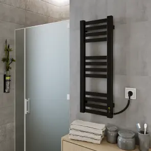 Сушарка для рушників KOSSER Герда 1200х300/18 EL тайм. чорний №3