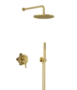 Комплект для душа 7in1 "Встроенные решения", брошенное золото (38624N) KLUDI BOZZ №1