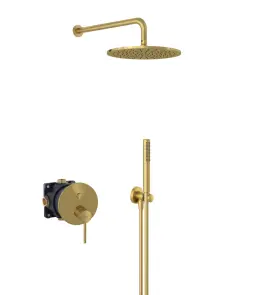 Комплект для душа 7in1 "Встроенные решения", брошенное золото (88011) KLUDI BOZZ №1
