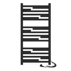 Электрическое полотенцесушитель Laris Зебра Тетрис ЧФ(Ч)12 500 х 1100 Е (подкл. справа) №2