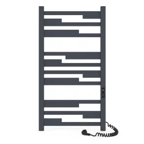 Электрическое полотенцесушитель Laris Зебра Тетрис ЧФ(ГМ)10 500 х 1000 Е (подкл. справа) №2