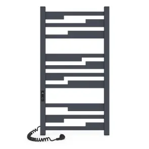 Электрическое полотенцесушитель Laris Зебра Тетрис ЧФ(ГМ)10 500 х 1000 Е (подкл. слева) №2
