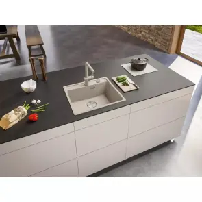 Комплект - мийка MRG 610-52 TL фраграніт, сахара, 114.0668.901 і подрібнювач харч. відходів SLIM 50, 134.0715.098, вкл. Сифон №10