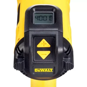 Пистолет горячего воздуха сетевой DeWALT, 2000 Вт, температура 50 - 600 ° C, ЖКИ, вес 0.71 кг №5