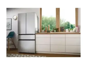 Холодильник SBS Gorenje, франц.дверцята, 182x80x71см, 2 дв., Х- 302л, М- 178л, А+, NF+,  Інвертор, Дисплей, Сірий №7