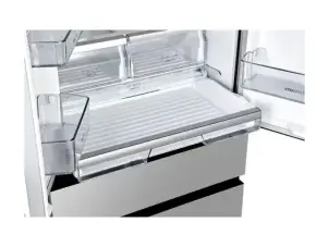 Холодильник SBS Gorenje, франц.дверцята, 182x80x71см, 2 дв., Х- 302л, М- 178л, А+, NF+,  Інвертор, Дисплей, Сірий №9