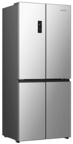 Холодильник SBS Gorenje, 190х65х80см, 4 двері, 311(149)л, А+, NoFrost+, Інвертор , Зона св-ті, Диспл, нерж №3