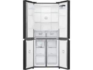 Холодильник SBS Gorenje, 190х65х80см, 4 двері, 286(149)л, А+, NoFrost+, Інвертор , Зона св-ті, Диспл, Чорний №6